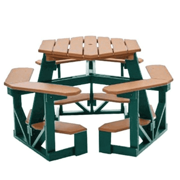 Bar Height  Recycled Plastic Picnic Table - Elevate Your Guest Experience with High-Top Picnic Tables